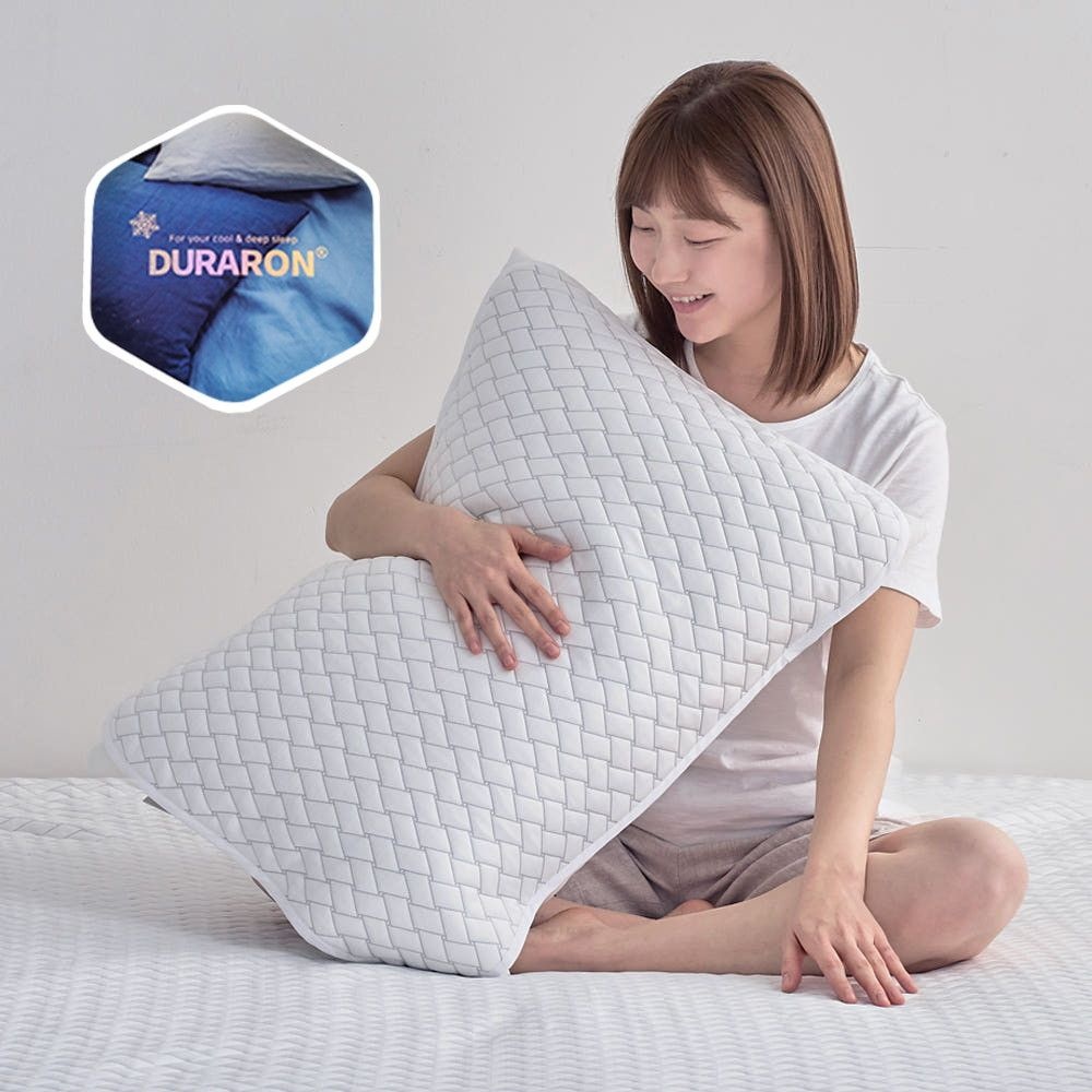 [1+1] 듀라론 냉감 베개커버 3초 뚝딱 매일 바꿔쓰는 밴딩형 베개커버 균일가 할인전