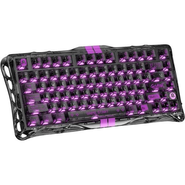 GravaStar [해외] GravaStar 그라바스타 Mercury V75 Lite 홀 효과 마그네틱 게이밍 키보드 8kHz 고속 트리거 유선 75% 작동 속도 조절 가능