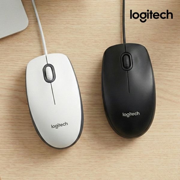국내정품 로지텍 M100r USB 유선 마우스 좌우대칭형 디자인으로 왼손잡이도 사용가능/KH