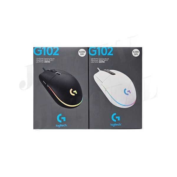 로지텍 G102 게이밍 마우스 2세대 LIGHTSYNC 정품 박스