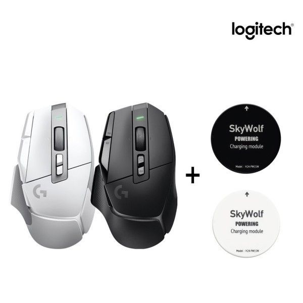 로지텍 G502 X PLUS 무선 게이밍 마우스 + 스카이울프 파워링