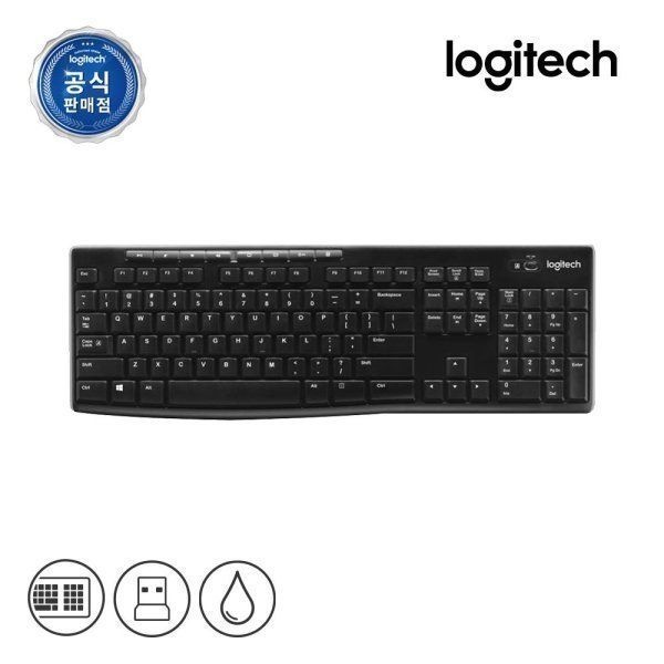 로지텍 공식 로지텍 K270 Wireless 무선키보드 스마일캐쉬 1% 지급