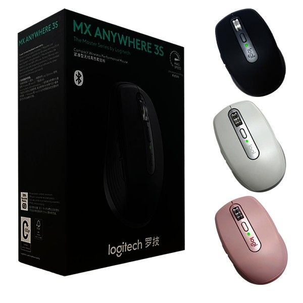 MX ANYWHERE 3S 무선 블루투스 마우스 저소음 아이패드 맥북 갤럭시탭 노트북 호환 병행 정품