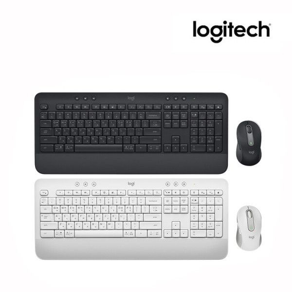 로지텍 시그니처 MK650 무선 블루투스 키보드 마우스 세트 (키스킨 포함)