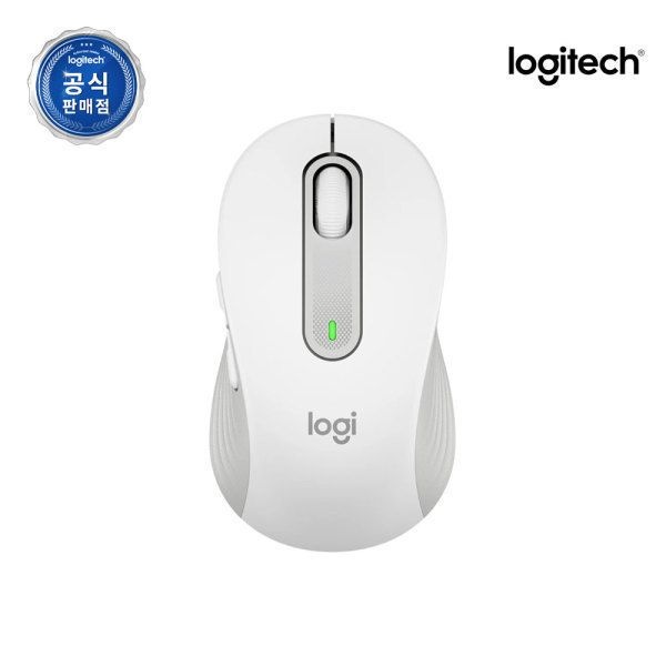 로지텍 공식 로지텍 시그니처 M650 무소음 무선 마우스 오프화이트 스마일캐쉬 1% 지급