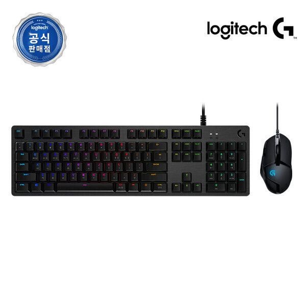 로지텍 게이밍 세트 G512 GX 기계식 키보드+G402 마우스