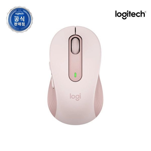 로지텍 공식 로지텍 시그니처 M650 무소음 무선 마우스 로즈핑크 스마일캐쉬 1% 지급
