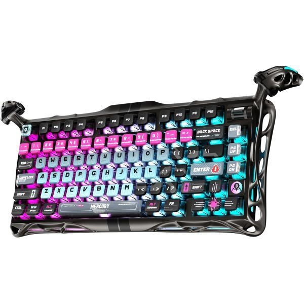 GravaStar [해외] GravaStar 그라바스타 Mercury V75 Pro HE 키보드 – 75% 레이아웃 게이밍 홀 효과 마그네틱 스위치 유선 전용 핫스왑 지원