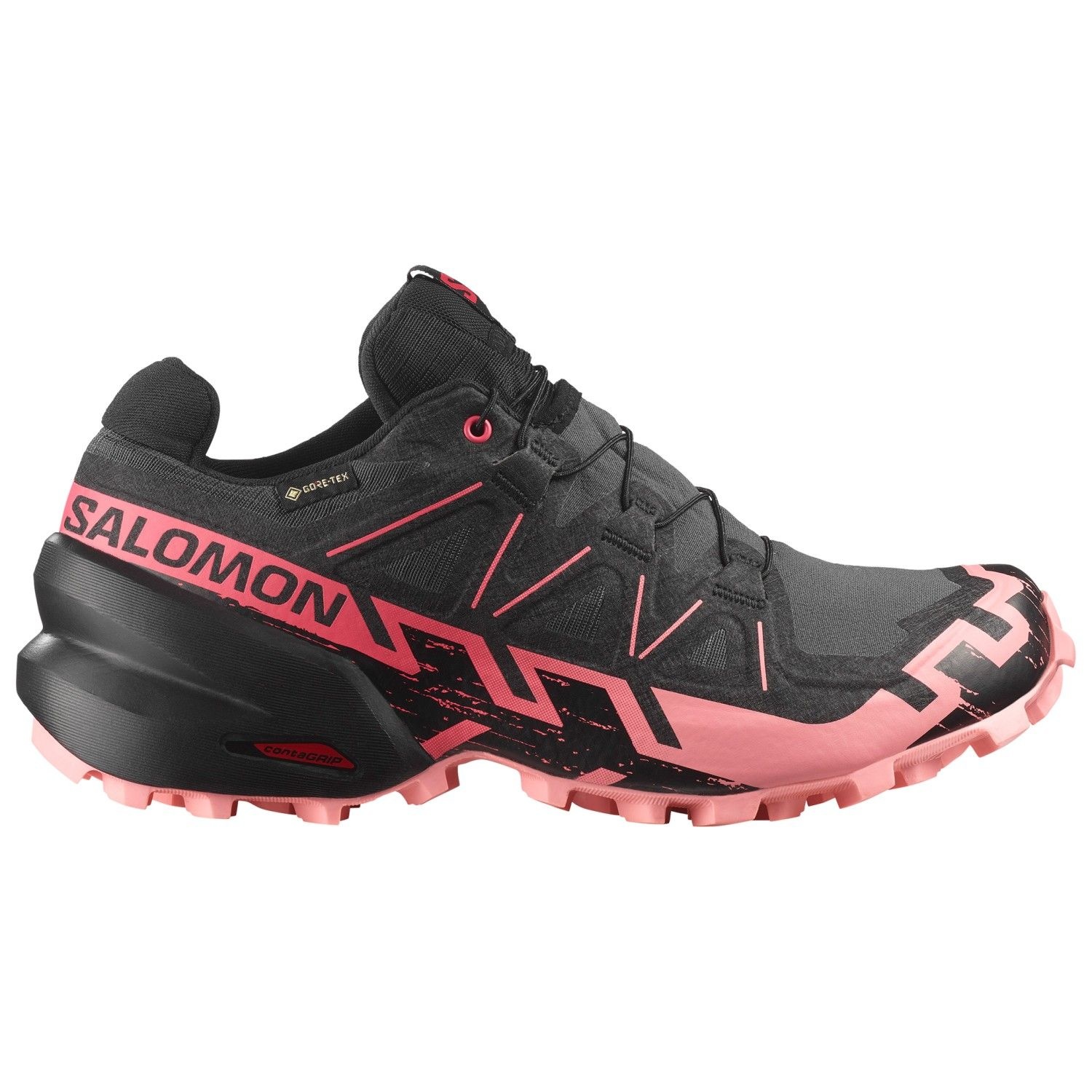 살로몬 Conti Salomon 여성 off-road 러닝 슈즈 1230974NINEIRONBLACKFLAMINGOPINK