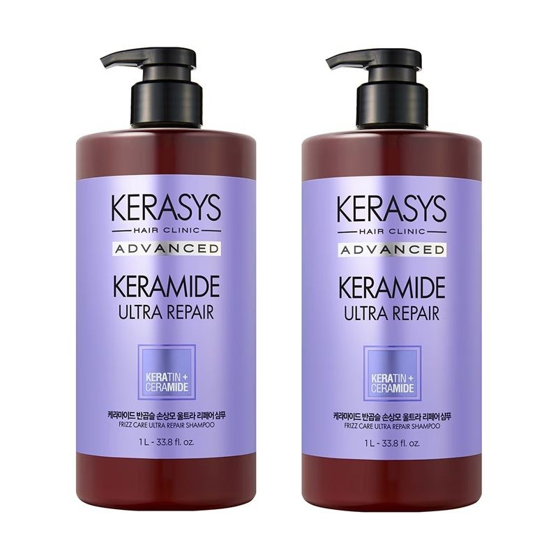 케라시스 케라마이드 반곱슬 샴푸/트리트먼트 1L x 2