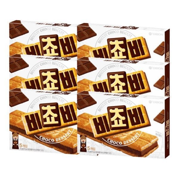 오리온 비쵸비 5P 125g x 6박스 610650