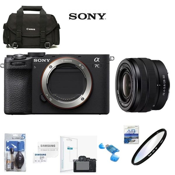 Sony A7C2+FE 28-60mm F4-5.6+128G+KENKO AIR UV 필터+대형카메라BAG+크리닝킷+LCD필름+리더기 풀패키지 4092199
