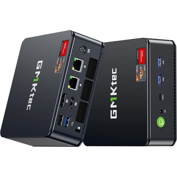 [해외] GMKtec M6 울트라 게이밍 미니 PC 라이젠 7640HS 업그레이드 버전 6600H 6800H 32GB DDR5 RAM 512GB SSD 듀얼 NIC 2.5GbE LAN 사무 데