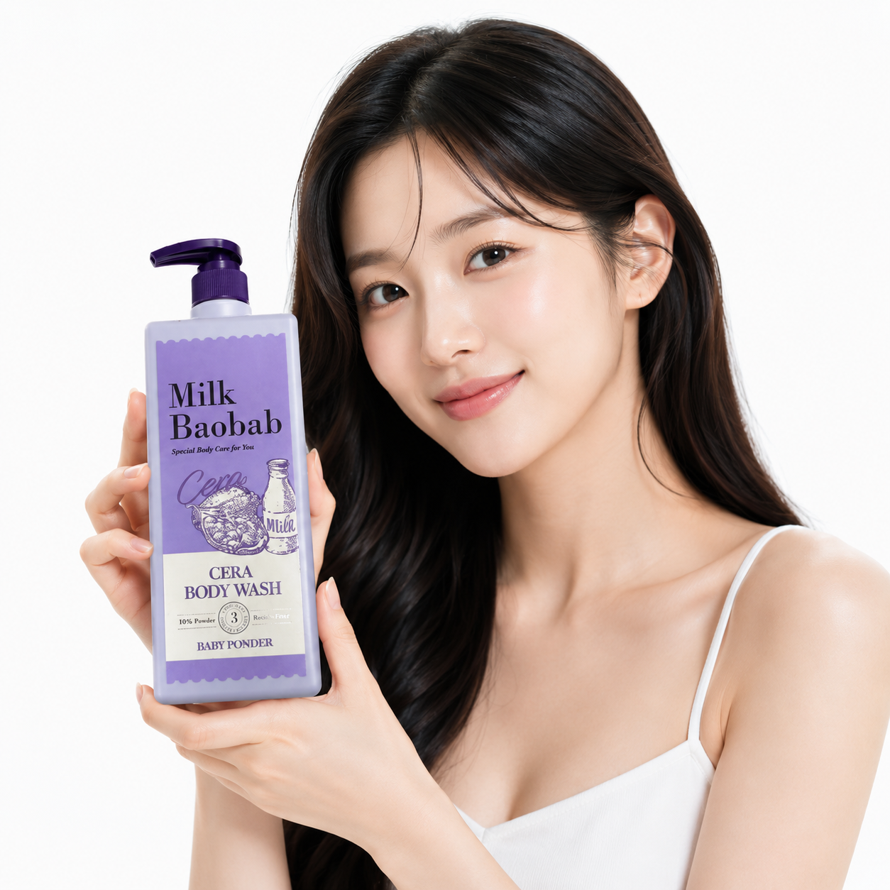 밀크바오밥 세라 바디워시 베이비파우더 1.2L 향좋은 약산성 대용량 바디클렌저