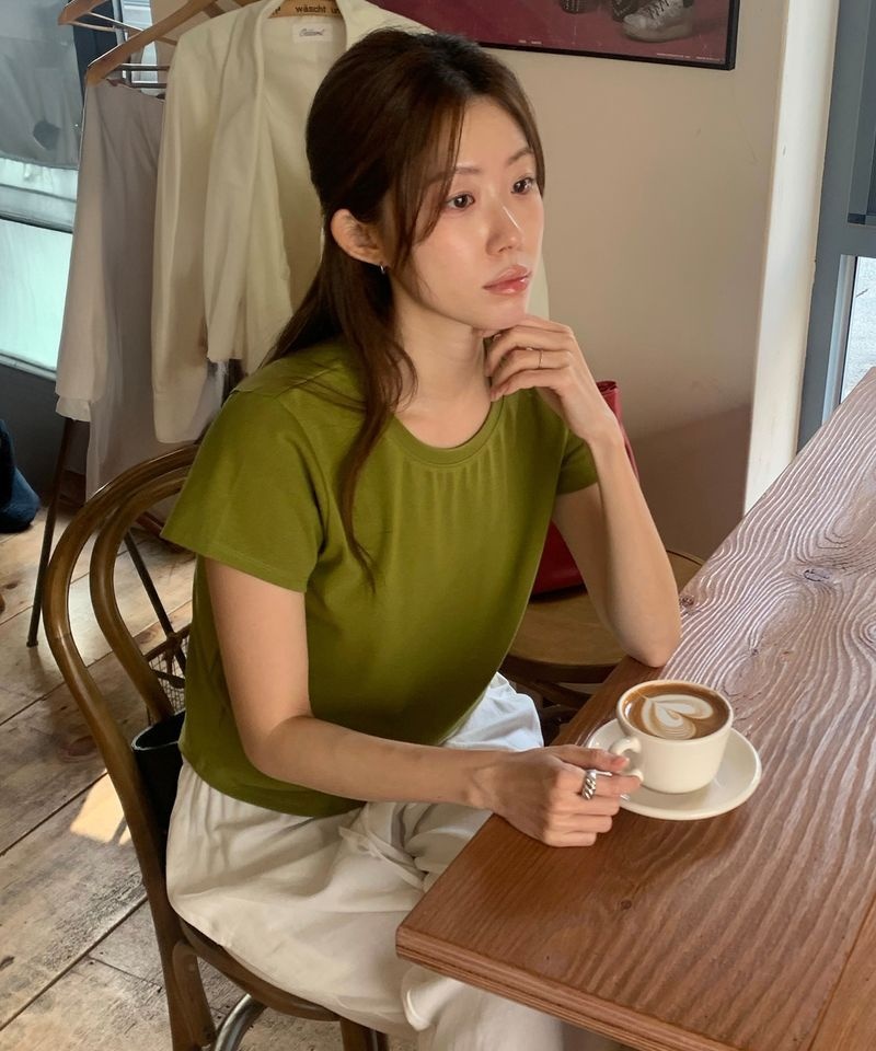 7월 22일 배송 룩캐스트 폴렛 베이직 티셔츠 PAULETTE BASIC T-SHIRT_6colors