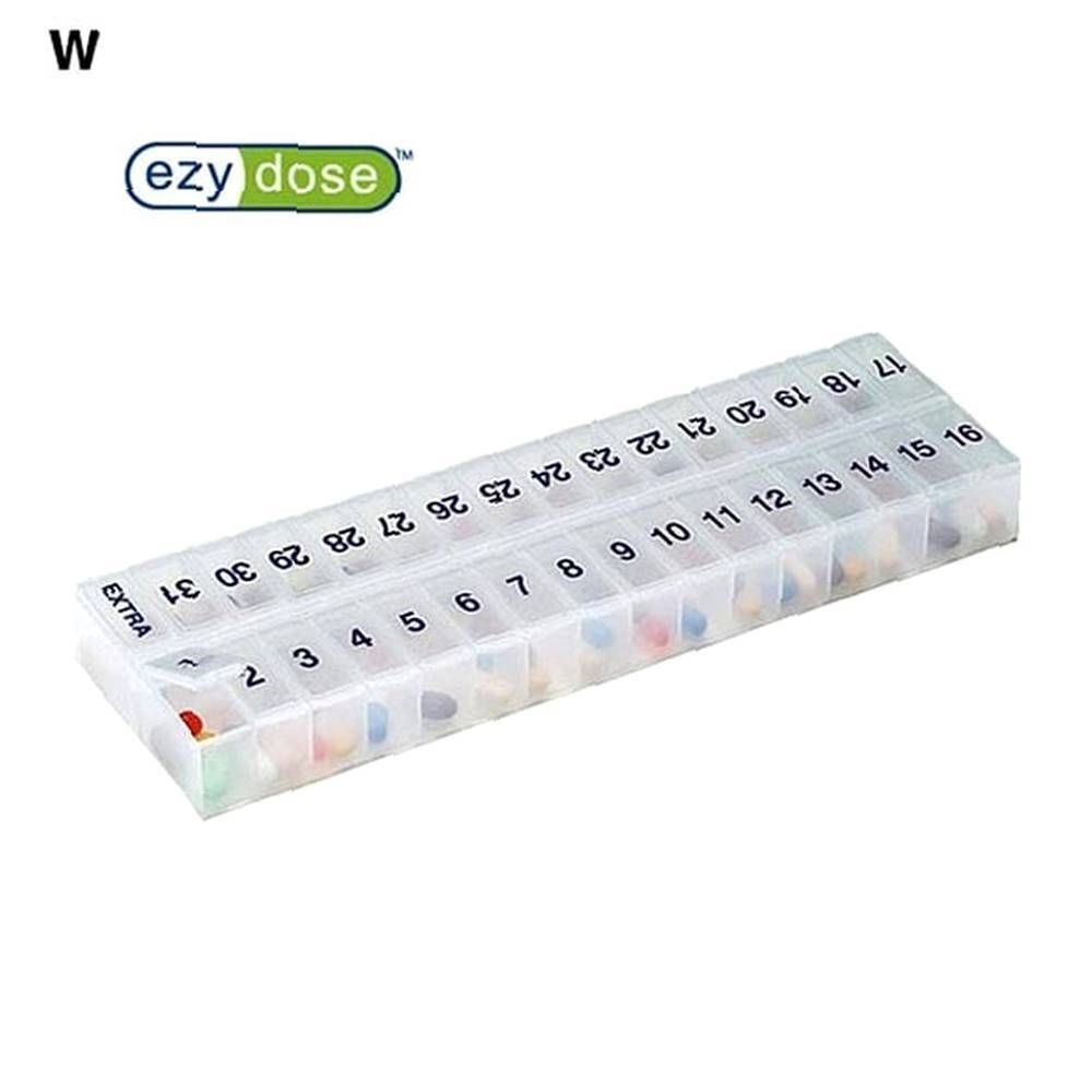 약보관통 이지도즈 분리형약통 푸시버튼약통 AP76 67772 32칸 한달 약봉지