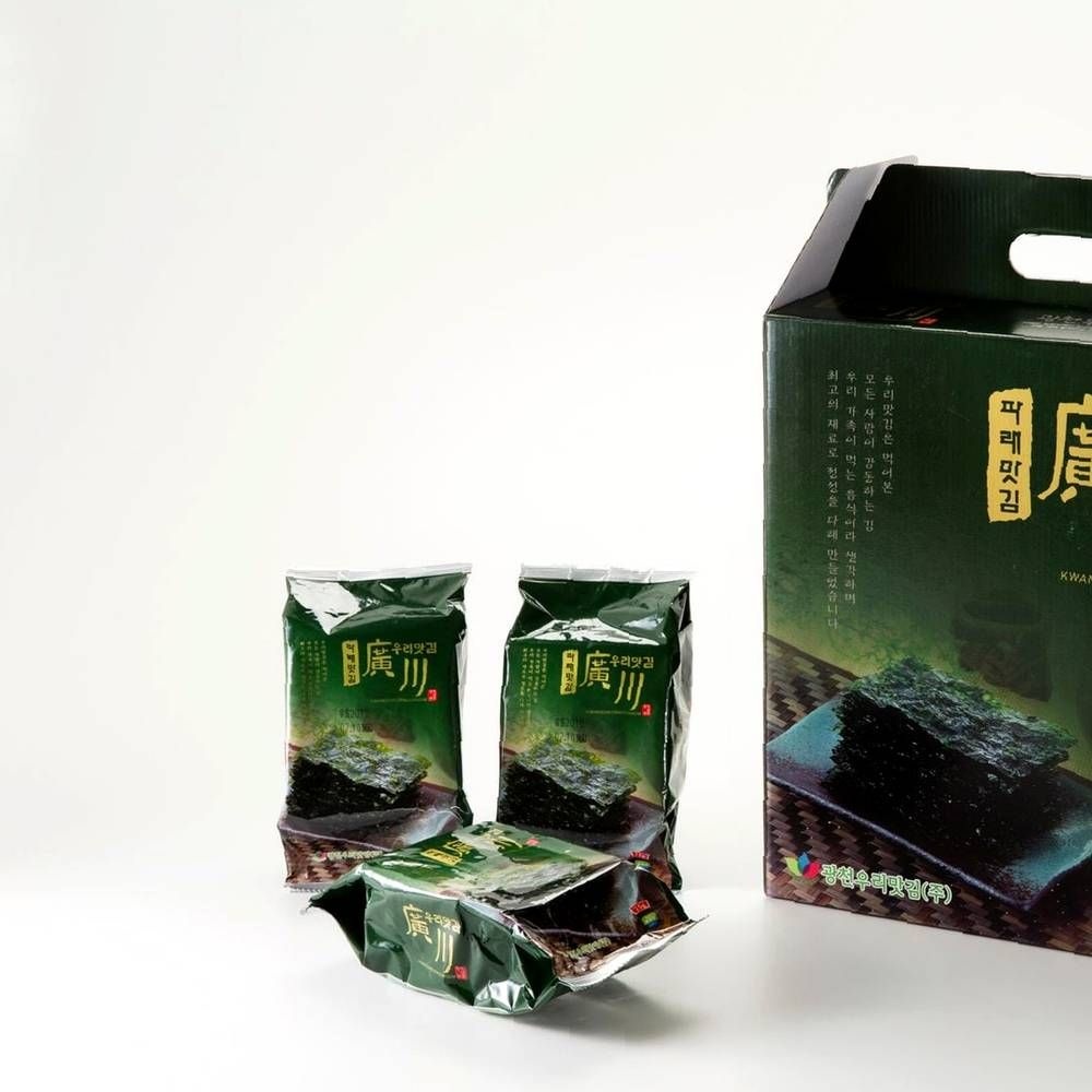 식탁김 15봉 김 광천우리맛김 조미김 파래