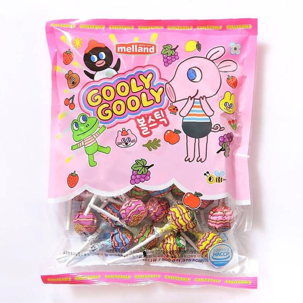 화이트데이 캔디 사탕 Candy 할로윈 간식 대용량사탕 굴리굴리볼스틱 막대 (500g)