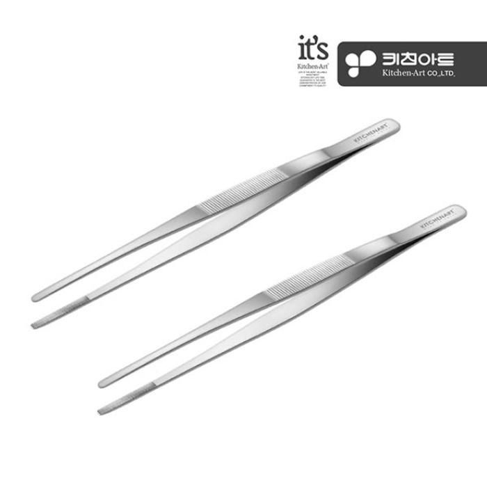 키친아트 베니 스텐 핀셋집게-2개