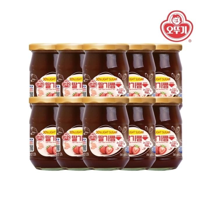 [오뚜기] 라이트슈가 딸기쨈 290g x 10개