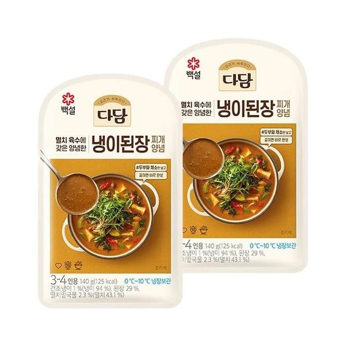 다담 냉이된장찌개 양념 140g x2개