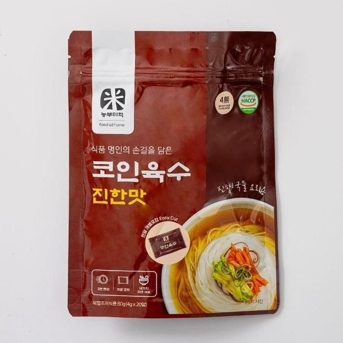 농부미학 코인 육수 진한맛(4gx20정) x 3팩