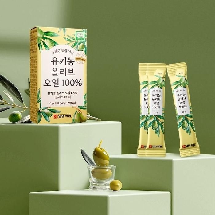 일양약품 유기농 올리브 오일 100 (10ml x 14포) 6박스