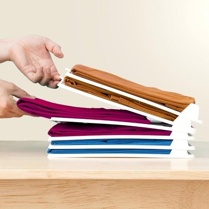 보노 티셔츠 트레이 70P 옷 수납 폴더 반팔티 정리 적층 보관