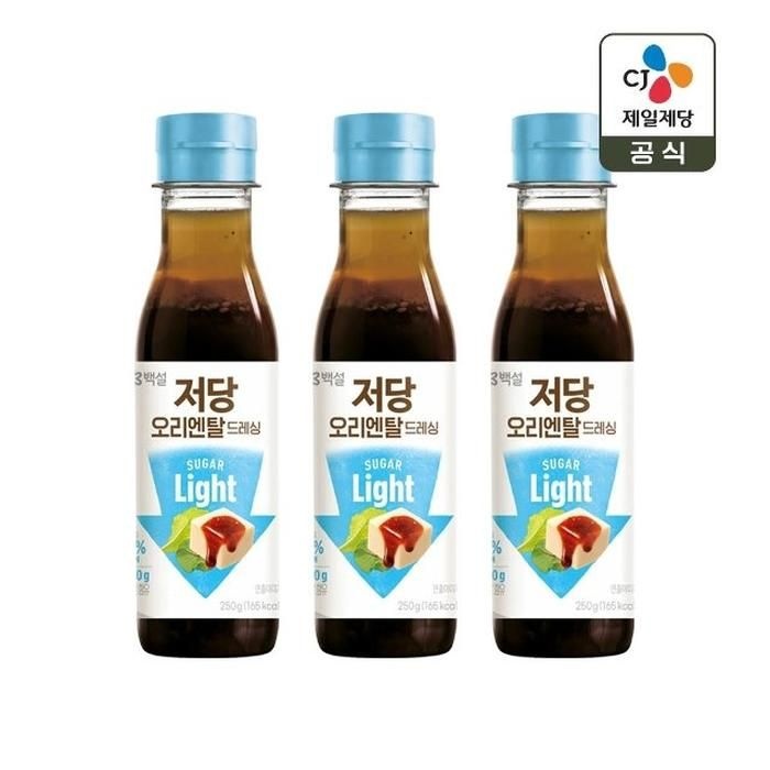 백설 저당 오리엔탈 드레싱 250g x3개