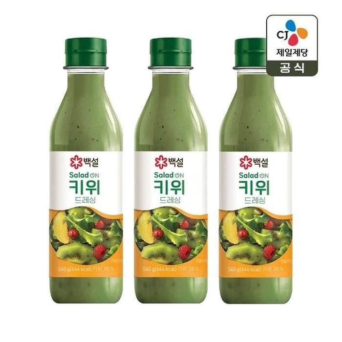 백설 키위드레싱 560g x3개