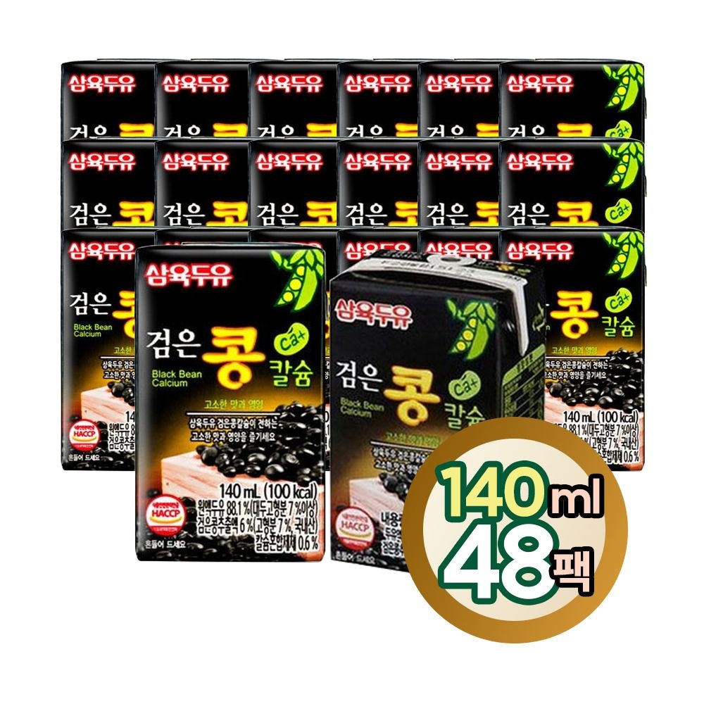 삼육두유 검은콩칼슘 140ml 48팩