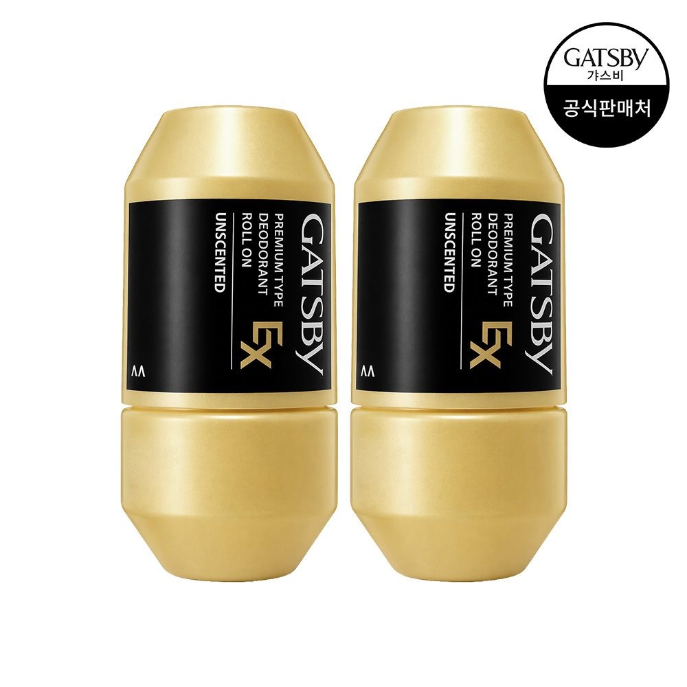 갸스비 프리미엄 타입 데오도란트 롤온 EX 무향 60ml 2개