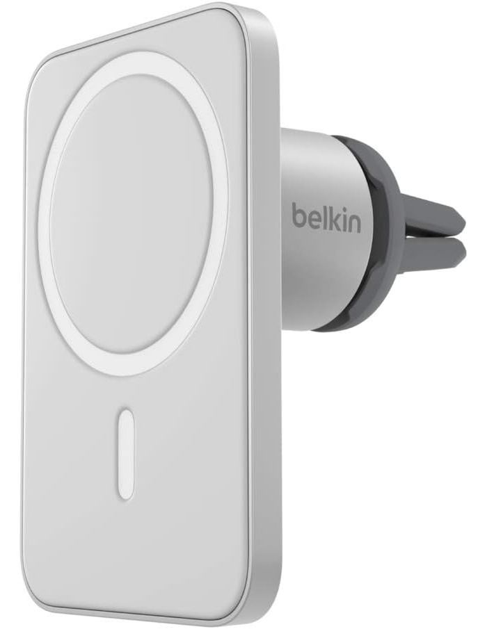 [해외] Belkin 차량용 맥세이프 거치대 아이폰 벤트 마운트 프로 실버