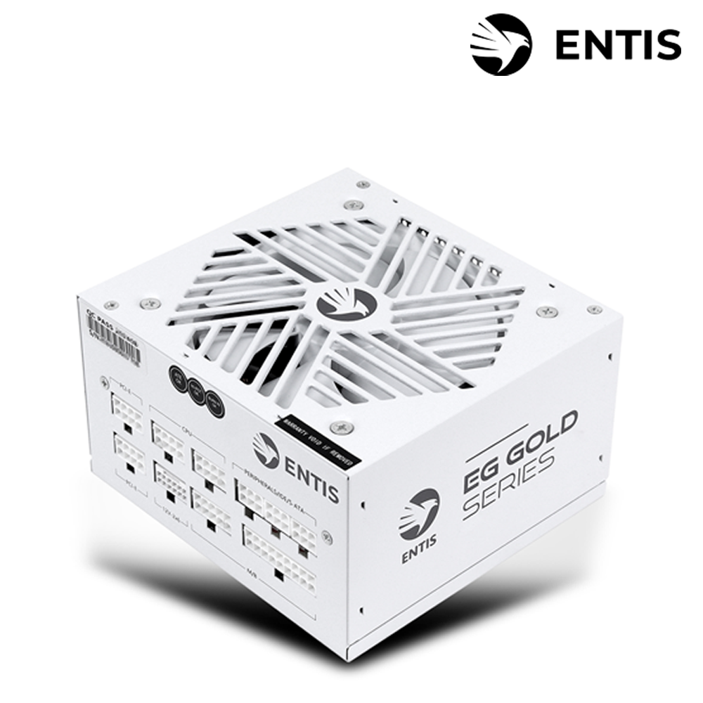 [오늘출발] 엔티스 [클롬] 엔티스 EG 1000W 골드 풀모듈러 ATX3.1 화이트 파워 컴퓨터파워 파워서플라이