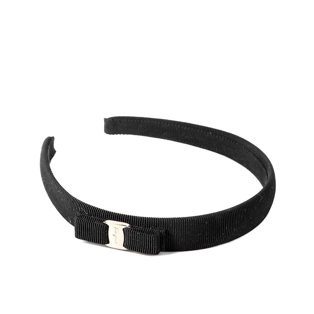 살바토레 페라가모 여성 바라 보우 헤어밴드 (A_34 0086 NERO 0430314) 24SS