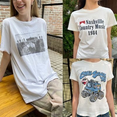 ブランディメルビル Tシャツ グラフィック Tシャツ 4種女性夏 衣類トップス