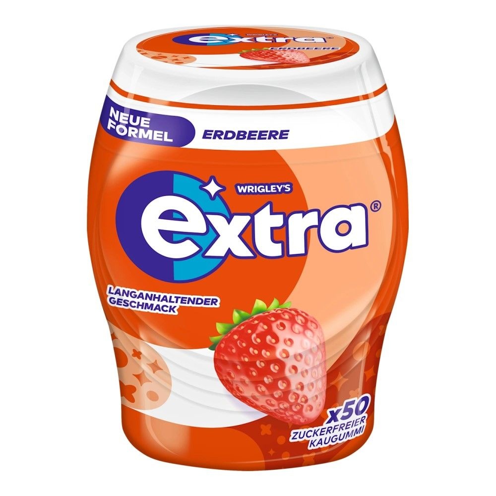 리글리 엑스트라 프레쉬 무설탕 껌 딸기 50개입 70g