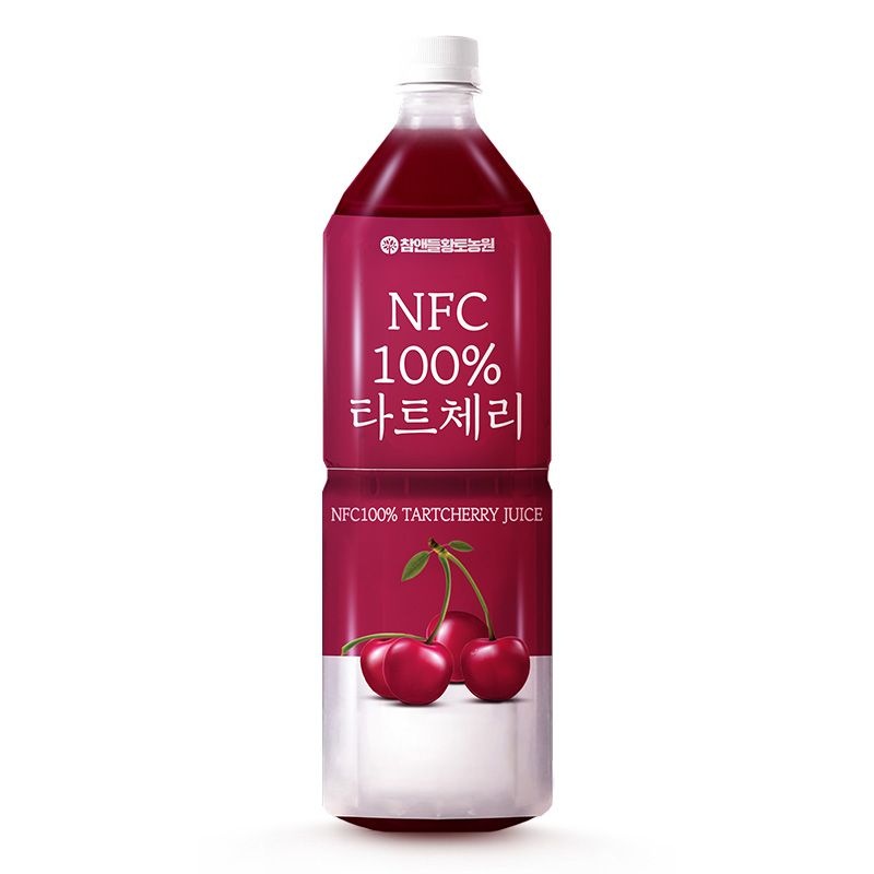 참앤들황토농원 NFC 100% 타트체리 주스 착즙 원액 1L