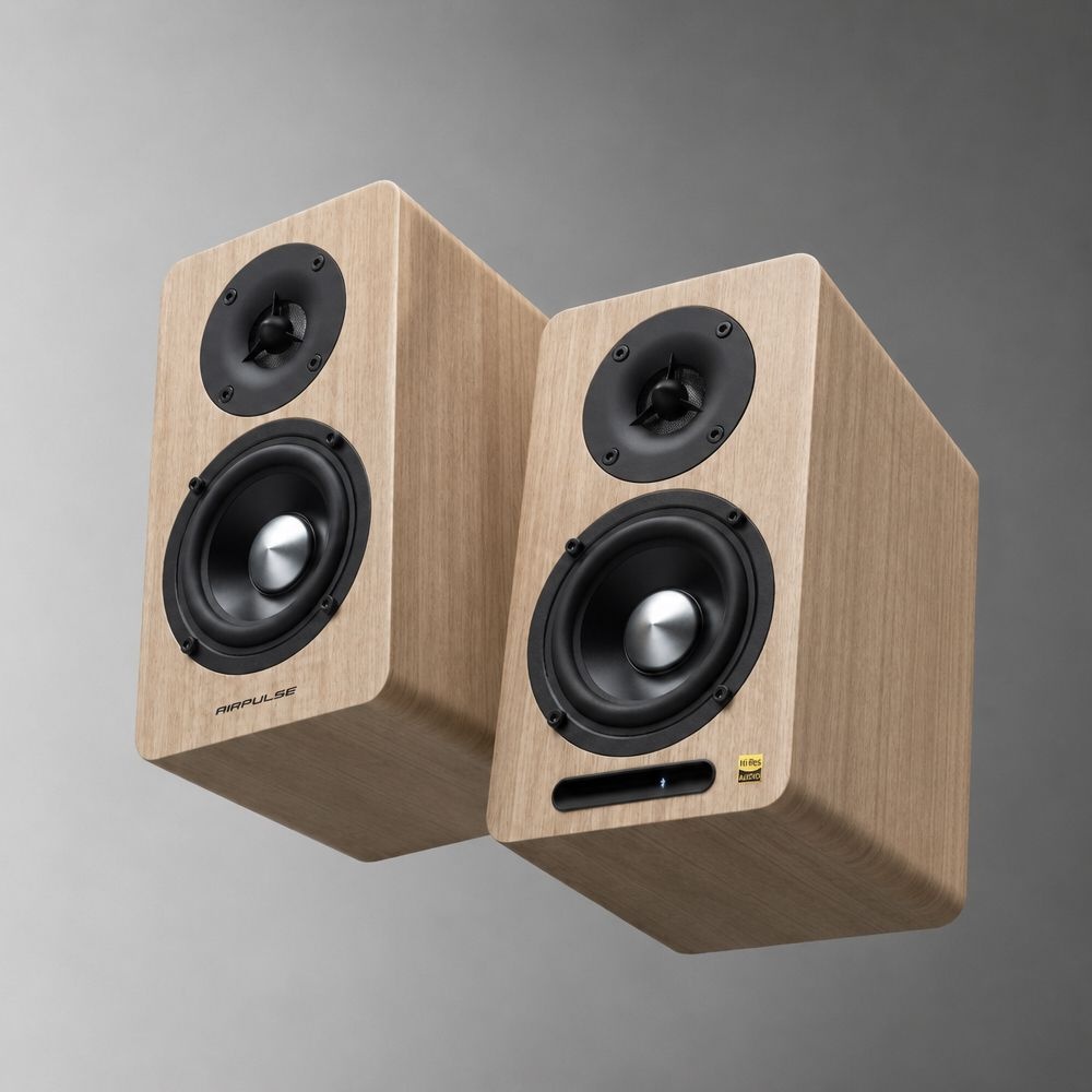 [오늘출발] 에디파이어 [EDIFIER] 에디파이어 AIRPULSE A60 Hi-Fi 블루투스 스피커 월넛