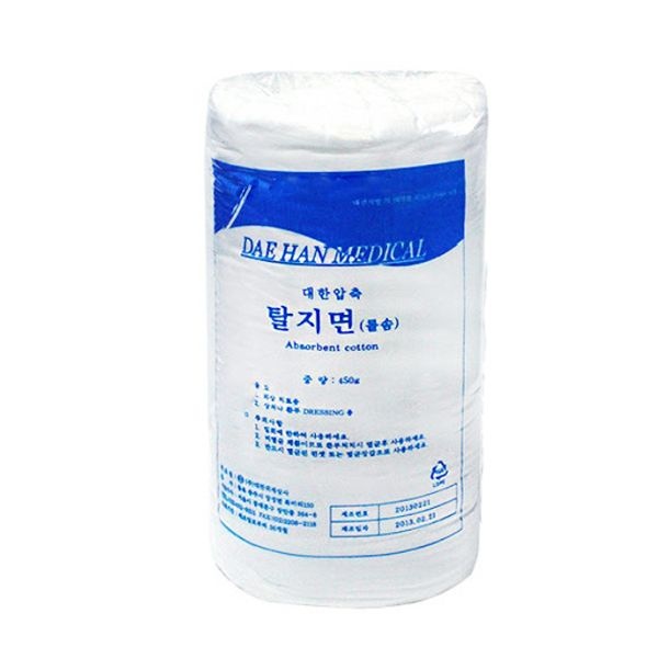 대한위재 롤솜 450g 롤탈지면 롤타입 솜