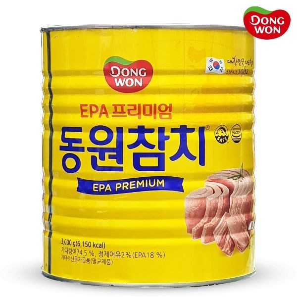 대용량 참치캔 동원 EPA 동원참치 3kg 1개
