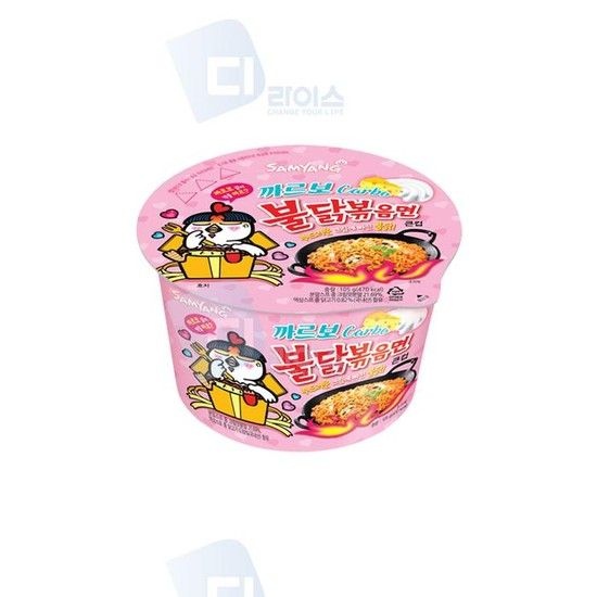삼양 까르보불닭볶음면 큰컵 8개 큰용기 컵라면 큰사발 간식 부드러운 간식 야식 볶음라면 (37375594)