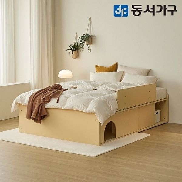 [동서가구]뉴라보 Q A타입+안전가드+편백황토숯 독립20T DF646020