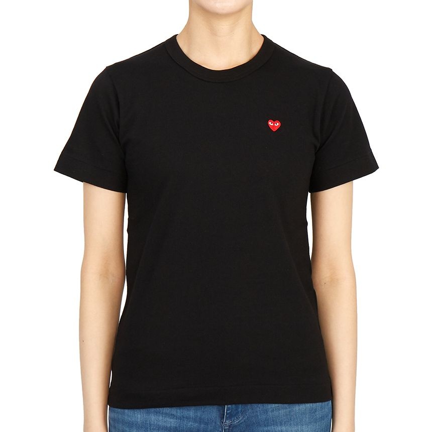 꼼데가르송 COMME DES GARCONS 미니 레드와펜 여성 반팔티셔츠 AZ T303 051 1