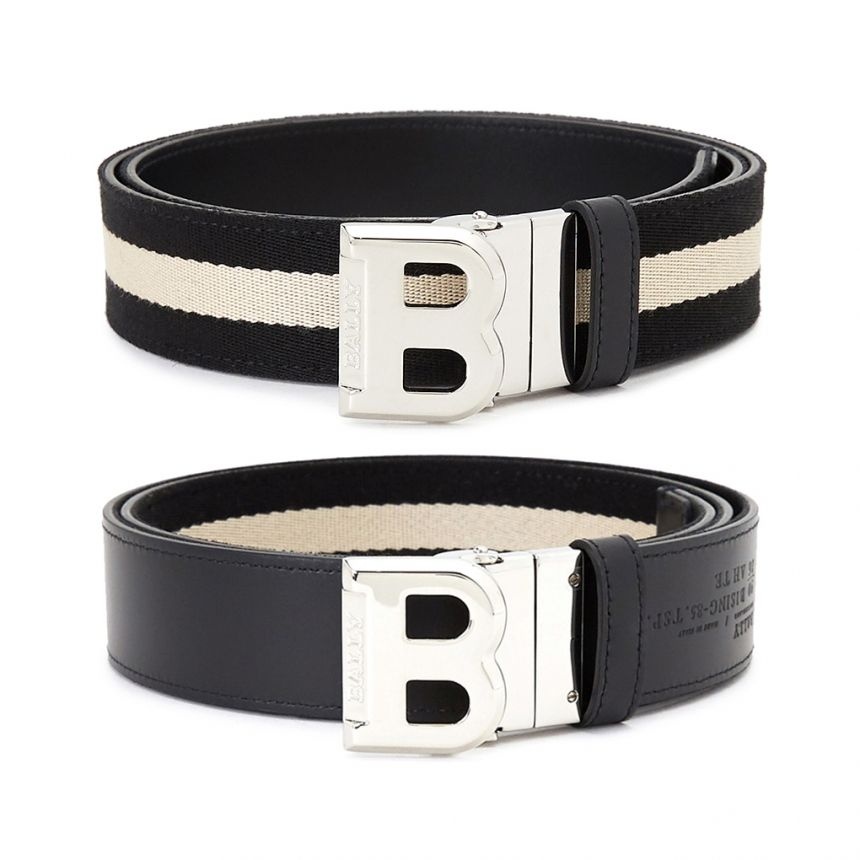 BALLY 남성 양면 벨트 BISING 35 TSP O 673 6219934