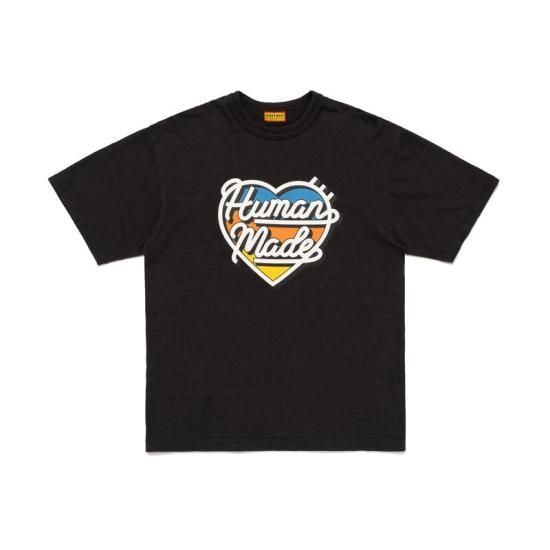 26SS 휴먼메이드 반팔 티셔츠 HM31TE005 BLACK DOM
