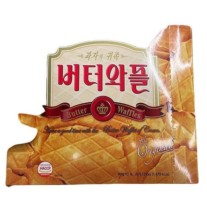 [에이알비티] [크라운] 버터와플 316g x 2개