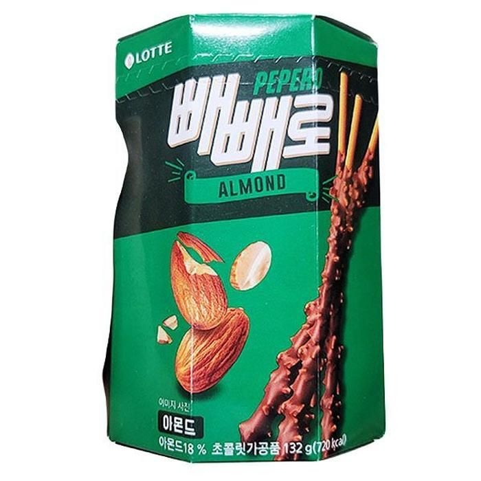 [에이알비티] 롯데_빼빼로아몬드_128G x 2개