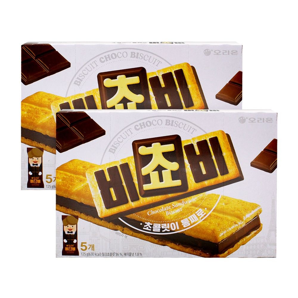오리온 비쵸비 초코 125g (5개입) x 2곽