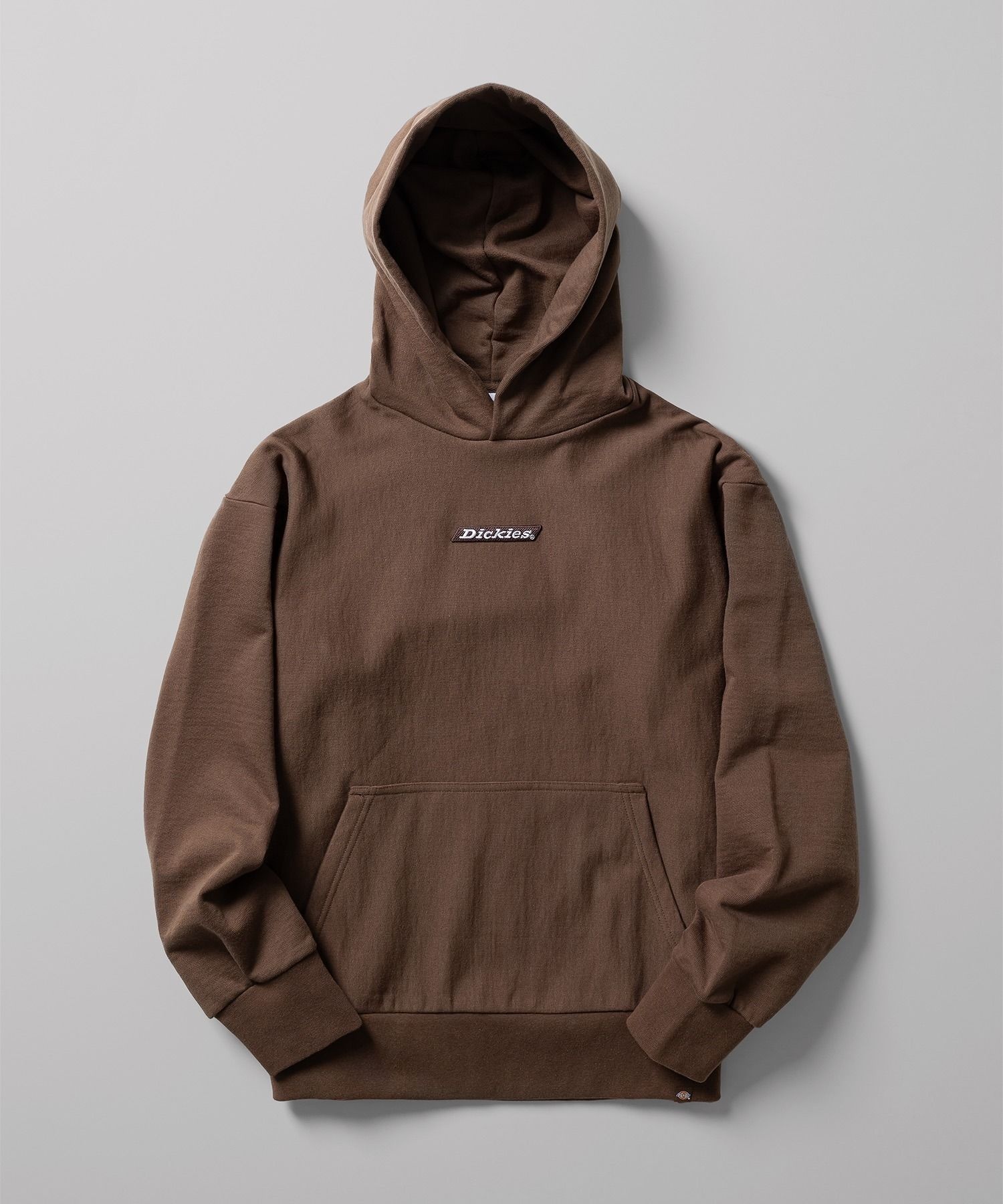 디키즈 루즈핏 배너 로고 후드 Dark Brown 기모 크롭후드티 DIKU242LRHD313BR0 4439864